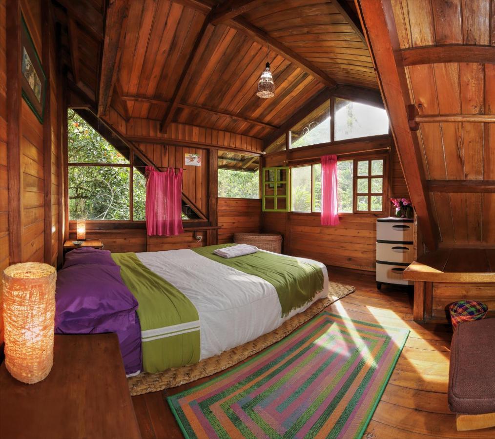 Mindo Eco Chalet Con Rio Y Cascada 외부 사진